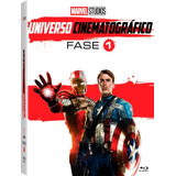 Blu-ray Box Marvel Fase 1 Universo Cinematográfico 7 Disco
