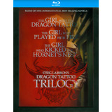 Blu ray Box Trilogia Dragon Tattoo Original Lacrado
