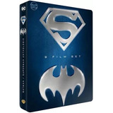 Blu ray Coleção Batman E Superman 9 Filmes Lata Dublado