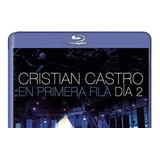 Blu-ray Cristian Castro En Primera Fila Dia 2 - Usa Lacrado