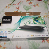 Blu Ray Disc  Dvd Player 3d Sony Bdp S490 Controle   Hdmi