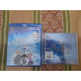 Blu ray Frozen Uma Aventura Congelante   Cd De Música Olaf