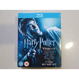 Blu ray Harry Potter Coleção Anos 1 Ao 6 Importado