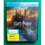 Blu ray Harry Potter Relíquias Da Morte Partes 1 E 2 Novo