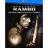 Blu Ray Rambo Trilogia Importado Lacrado