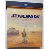 Blu ray Star Wars Saga Completa 9 Discos Digitask Azul