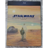 Blu ray Star Wars Saga Completa Coleção 9 Discos