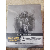 Blu Ray Ultra Hd 4k Steelbook Mad Max Anthology Lacrado 