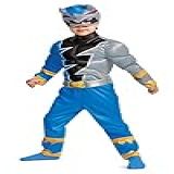 Blue Power Ranger Costume For Toddlers Official Power Rangers Dino Fury Outfit With Mask Size Large 4 6 
