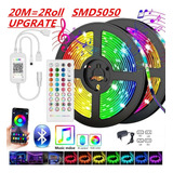 Bluetooth Música Sincronización 20m 2roll Rgbw 5050 Led Tira