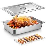 Blulu Conjunto De 3 Panelas De Mesa A Vapor De Aço Inoxidável Com Tampa De Rack Bandeja Recipiente De Alimentos Saudável De Tamanho Completo Com Mini Grade De Resfriamento Suprimentos Para