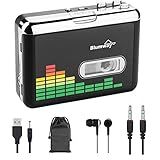 BlumWay Conversor De Cassete USB Para MP3 Leitor De Fita Cassete Portátil Walkman Para Conversor Digital MP3 Reprodutor De Música De áudio Com Fone De Ouvido Sem Necessidade De Computador