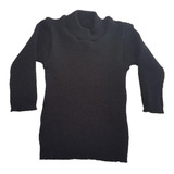 Blusa Básica Cacharrel De Tricô Preto Tricô Kids