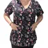 Blusa Bata Camisa Scrub Pijama Hospitalar Cirúrgico Preta