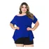 Blusa Bata Feminina Soltinha Plus Size  Gg Ao G5 Canoa Plus
