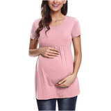 Blusa Bata Gestante Cintura Alta Bl