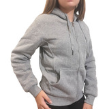 Blusa Blusão Jaqueta Moletom Feminino Pelucia Touca E Bolsos