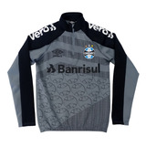 Blusa Blusão Moletom Treino Comissão Grêmio 2022 Patrocínios