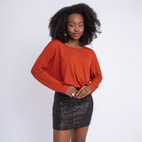Blusa Blusinha Feminina Social Manga Longa Soltinha Plus