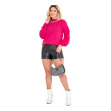 Blusa Cacharrel Basica Feminino Inverno Trico