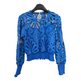 Blusa Camisa Manga Feminina Renda Lese 6013