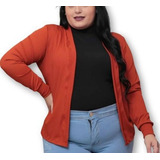 Blusa Casaco Cardigan Canelado Plus Size Pratica