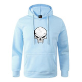 Blusa De Frio Caveira Casaco Com Capuz Estilo Canguru