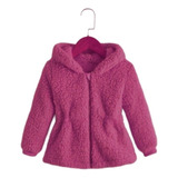 Blusa De Frio Infantil Casaco Teddy Menina Com Capuz