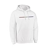 Blusa De Frio Moletom Com Capuz Inverno Branco EX