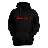 Blusa De Frio Moletom Plus Size Racionais Mc C Capuz