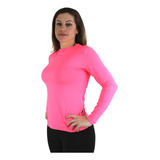 Blusa De Manga Comprida Com Proteção Uv 50 Feminina Termica