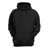 Blusa De Moletom Liso Canguru C Capuz Bolso Moleton Casaco