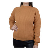 Blusa Feminina Ana Gonçalves Tricot Marrom Caramelo A5004