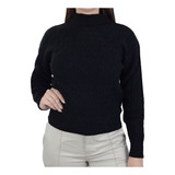 Blusa Feminina Ana Gonçalves Tricot Preta A5031