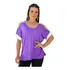 Blusa Feminina Bata Vazada Com Caimento No Ombro 