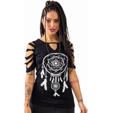 Blusa Feminina Customizada Estampada