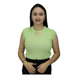Blusa Feminina Manga Curta Facinelli 270063