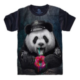 Blusa Feminina Panda Policial Divertida Diferente Top Linda