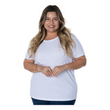 Blusa Feminina Plus Size Camiseta 100