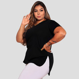 Blusa Feminina Plus Size Vest Legging Cobre Bumbum Comprida