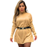 Blusa Feminina Segunda Pele Tricot Premium Casual Elegante