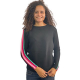 Blusa Feminina Suéter Escocesa Xadrez Tricot Moda Inverno482