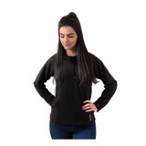 Blusa Fleece Charmoz Meio Zíper Feminino Conquista