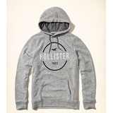 Blusa Frio Hollister Masculino Casaco Com Capuz Em Algodão 