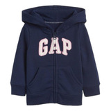 Blusa Gap Moletom Ziper Infantil Menina Original Casaco