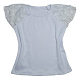 Blusa Infantil Babadinho Tule Blusinha Menina