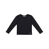 Blusa Infantil Rovitex De Manga Longa Básica Canelada Preto 8