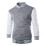 Blusa Jaqueta Casaco Moletom College Baseball Bomber R 1000