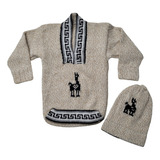 Blusa Lã De Alpaca Infantil Peruana Quentinha E Estilosa