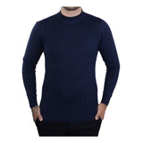 Blusa Masculina Broken Rules Tricot Azul 590182